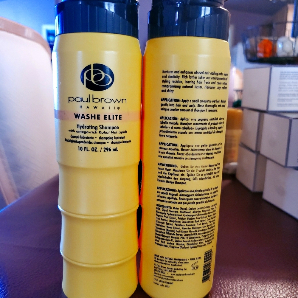 New Paul Brown Wash Elite Hawaii Shampoo